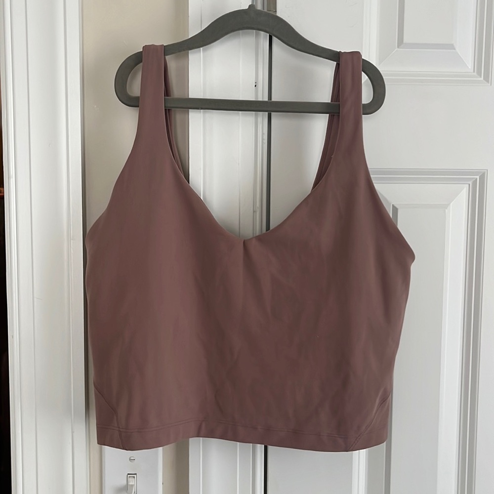 Align Tank Top Twilight Rose Size 8